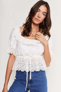 You added <b><u>RIXO Elna top in Daisy Embroidery Ivory</u></b> to your cart.