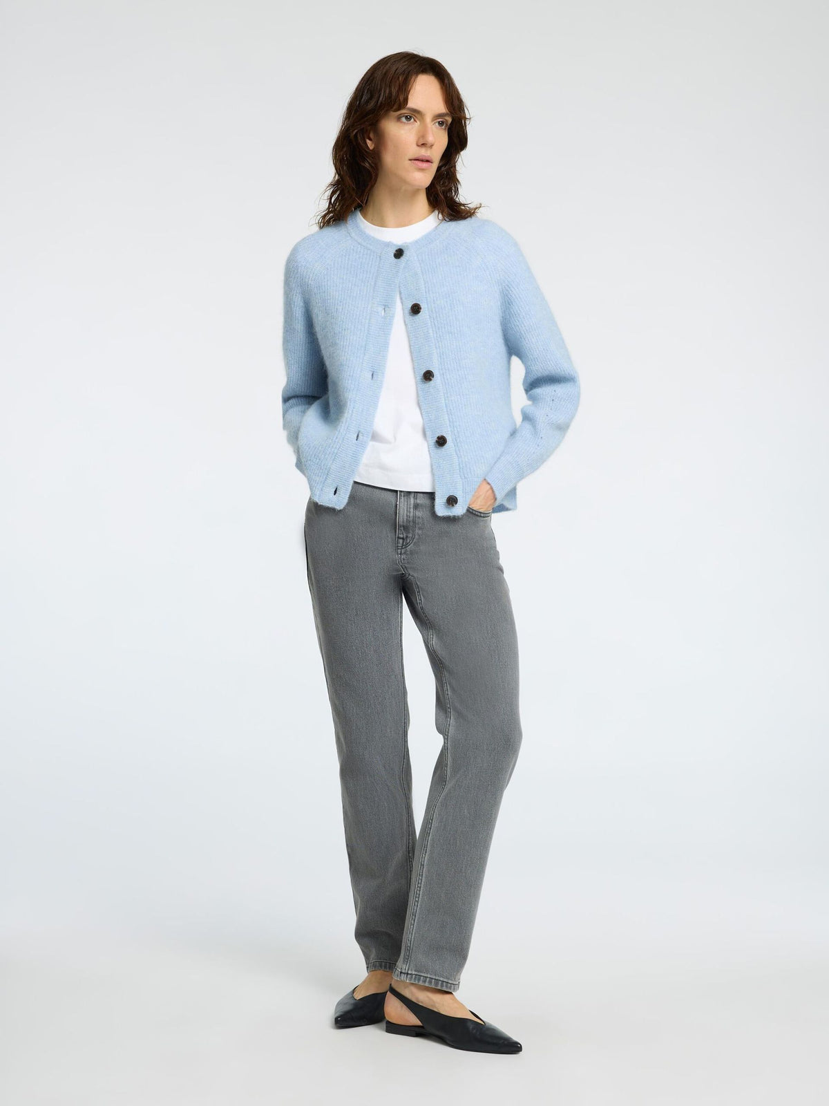 SLF Lulu Cardigan in Cashmere Blue