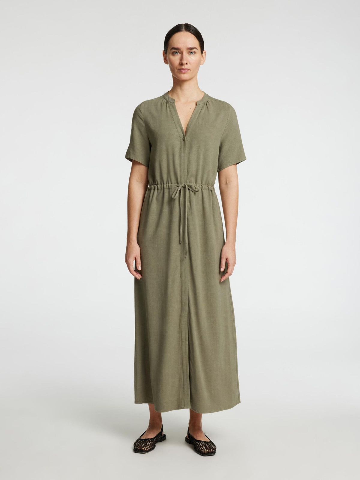 SLF Viva Damina Dress in Vetiver