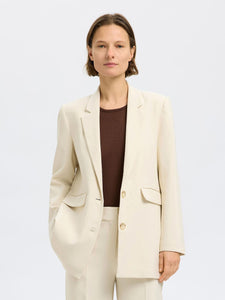 You added <b><u>SLF Rita Relaxed Blazer in Birch</u></b> to your cart.