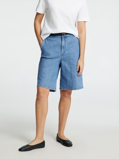 SLF Evelyn Bermuda Denim Shorts