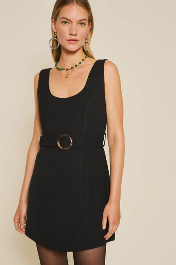 RIXO Cyra Dress in Black