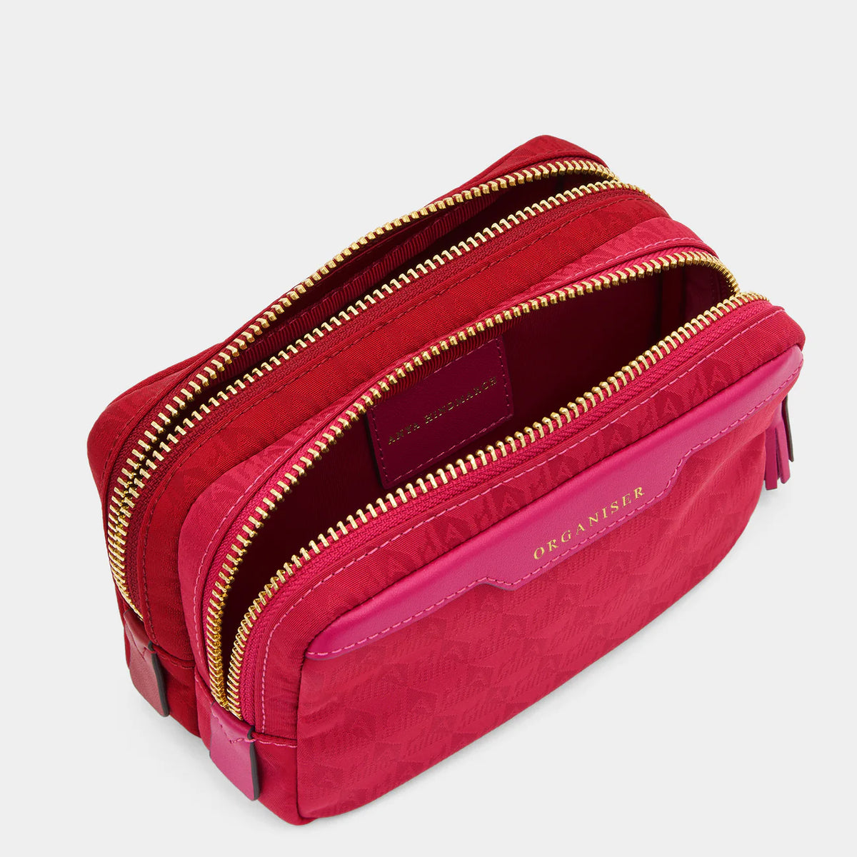 AH Organiser Duo Pouch in Magenta