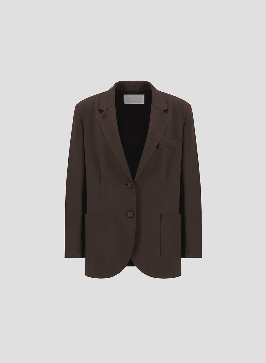 HW Travel Blazer in Dark Brown