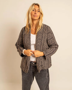 You added <b><u>AOKYANOS Cuba Printed Mendoza Jacket in Black</u></b> to your cart.