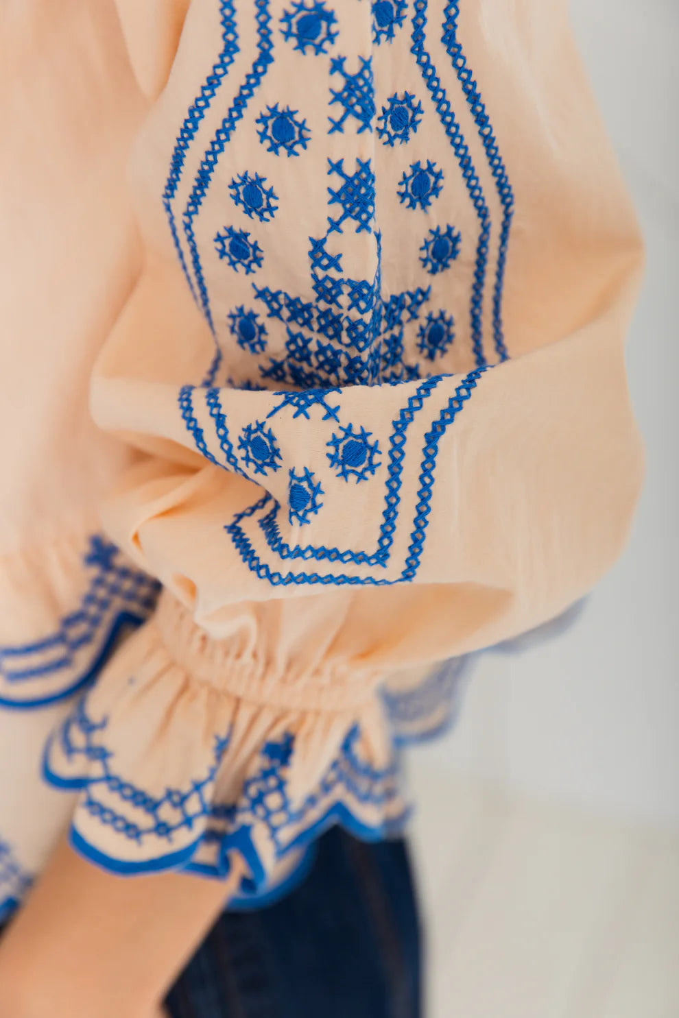 BONTE Blandine Shirt in Blush, Blue