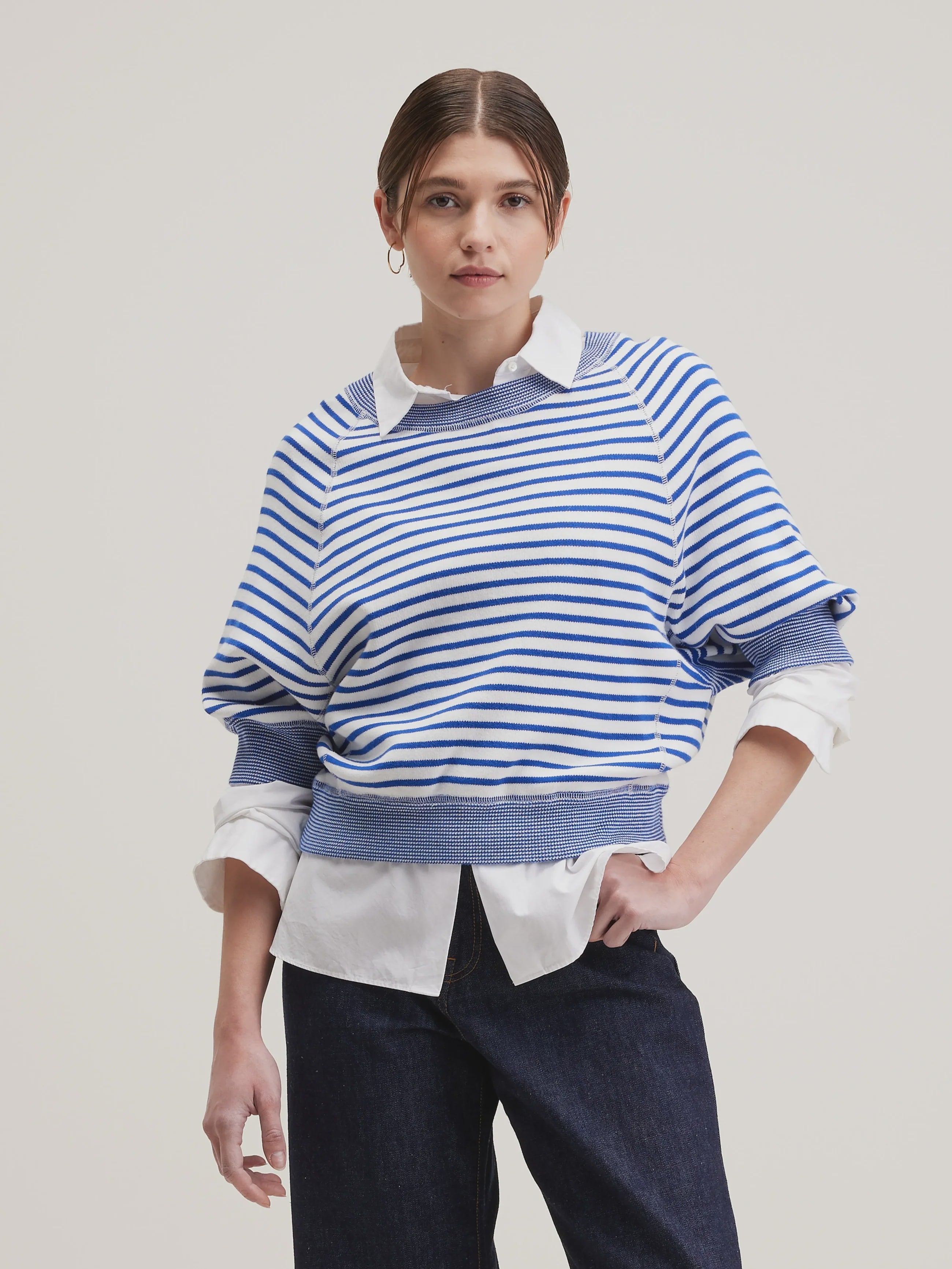 BR Anglet Cotton Stripe Knit