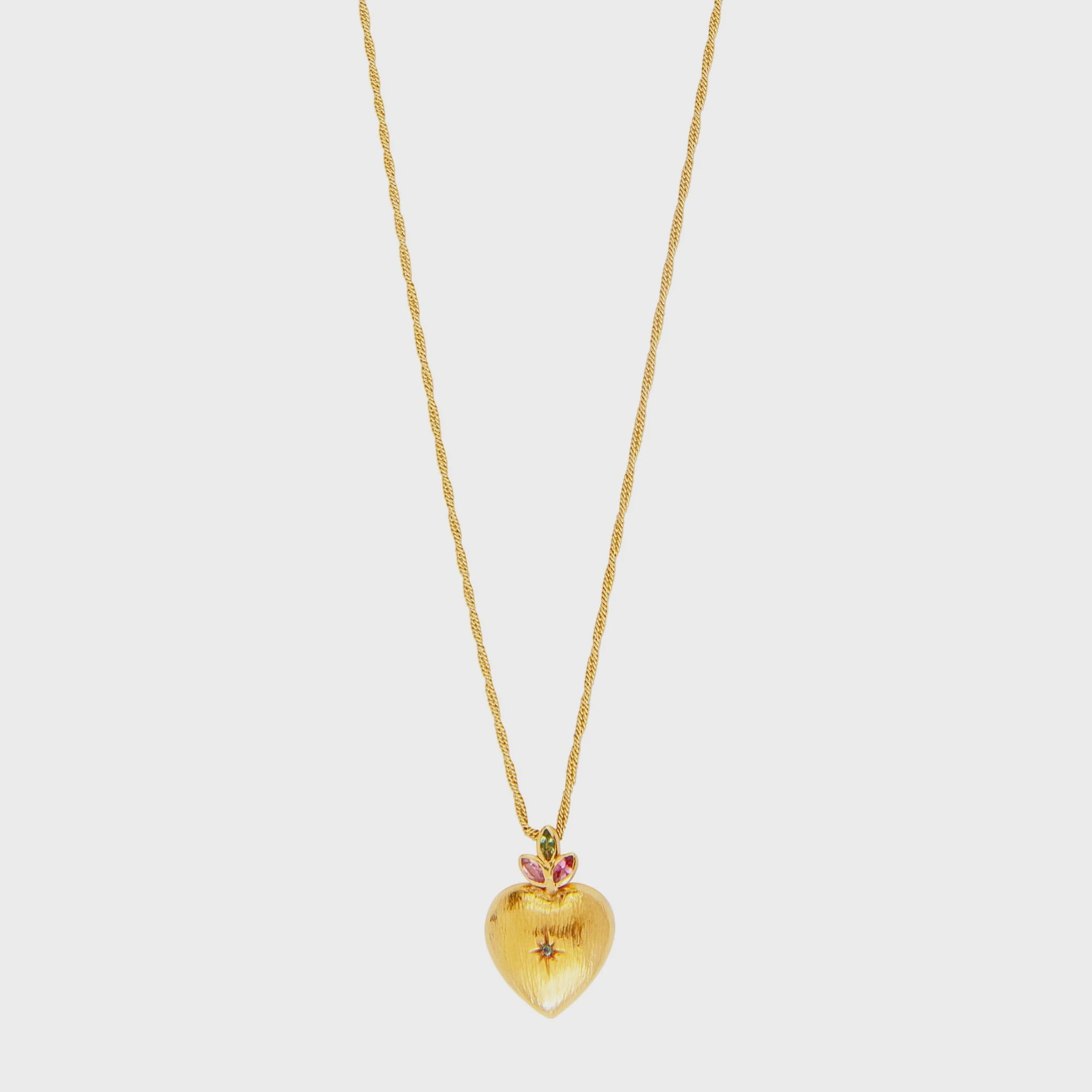 LP SA185 Heart Medallion on Chain