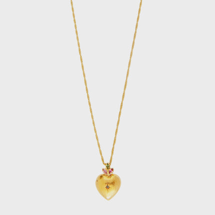 LP SA185 Heart Medallion on Chain