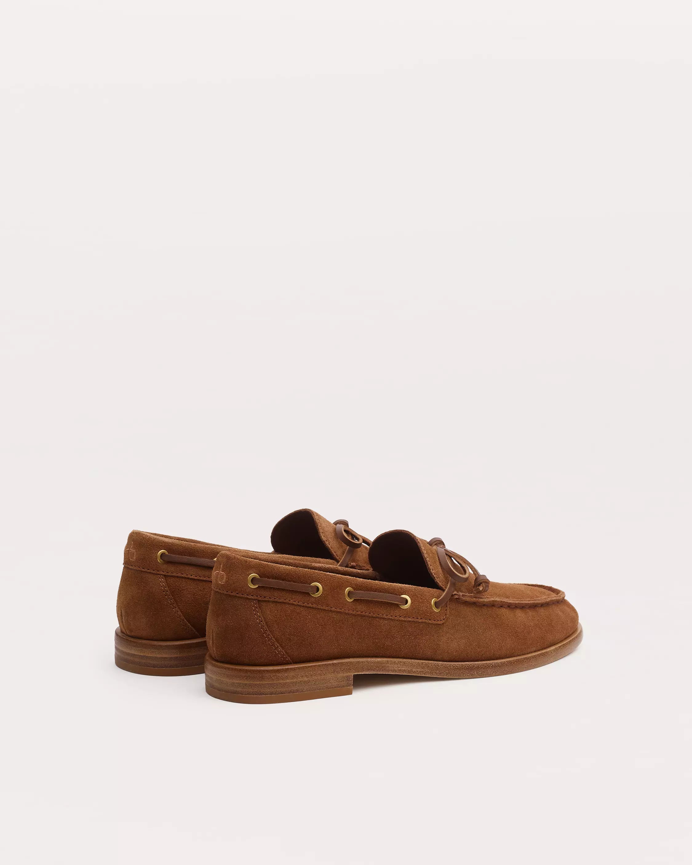 R&B Carter Boat Shoe in Umber Suede