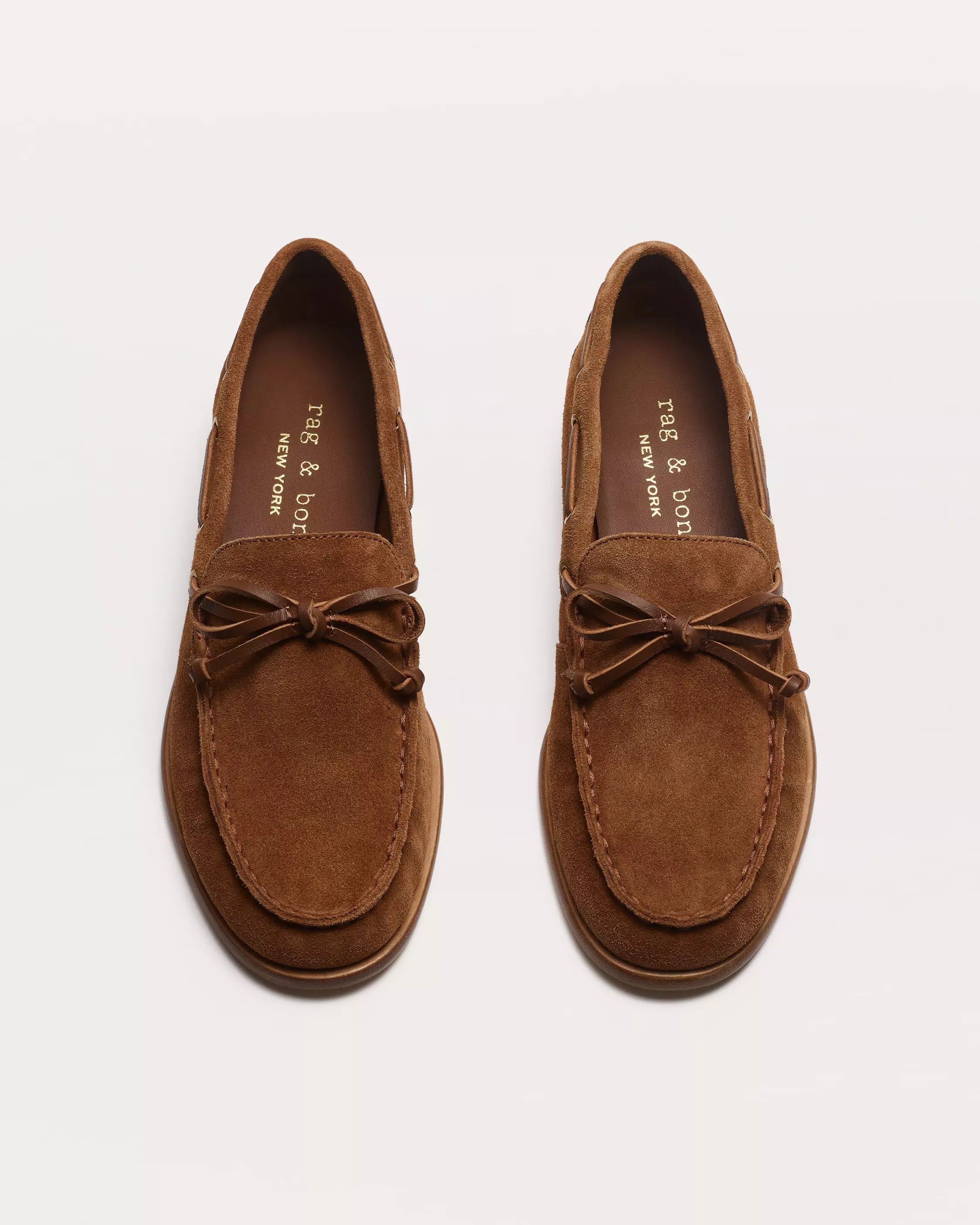 R&B Carter Boat Shoe in Umber Suede