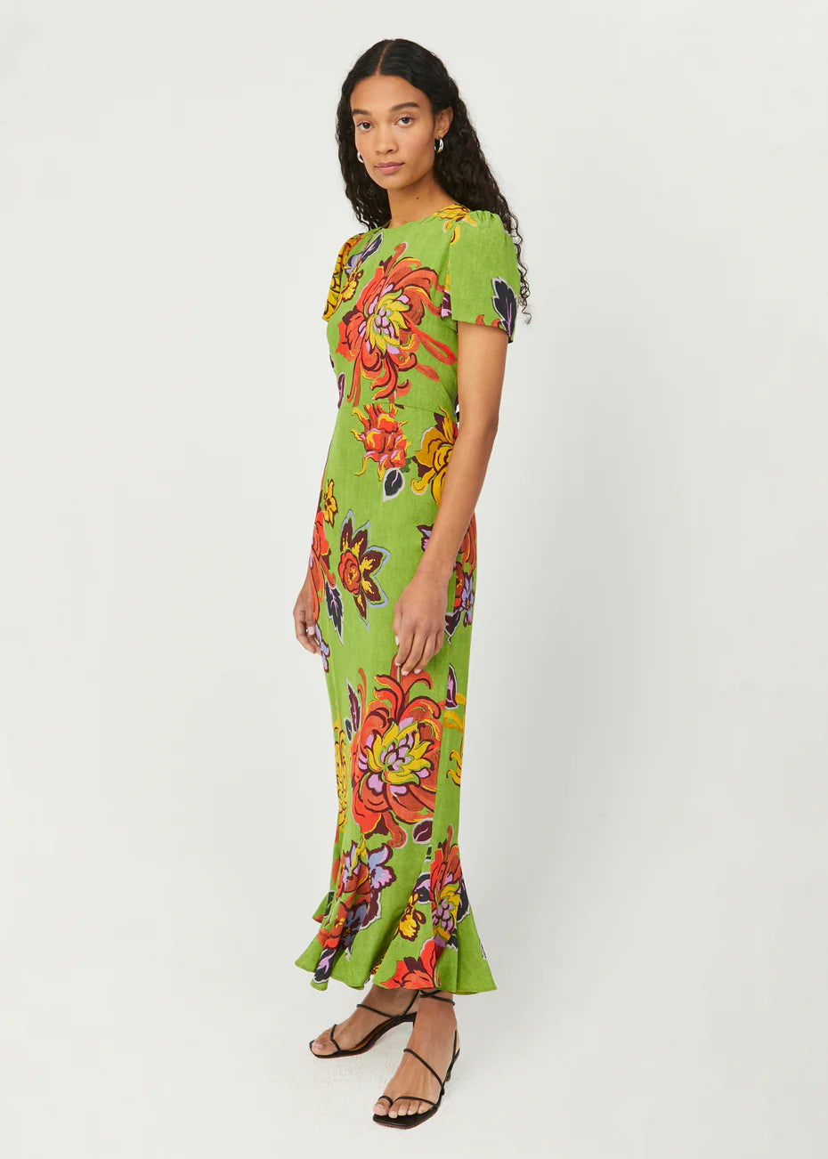 RHODE Lulani Dress in Green Lanai