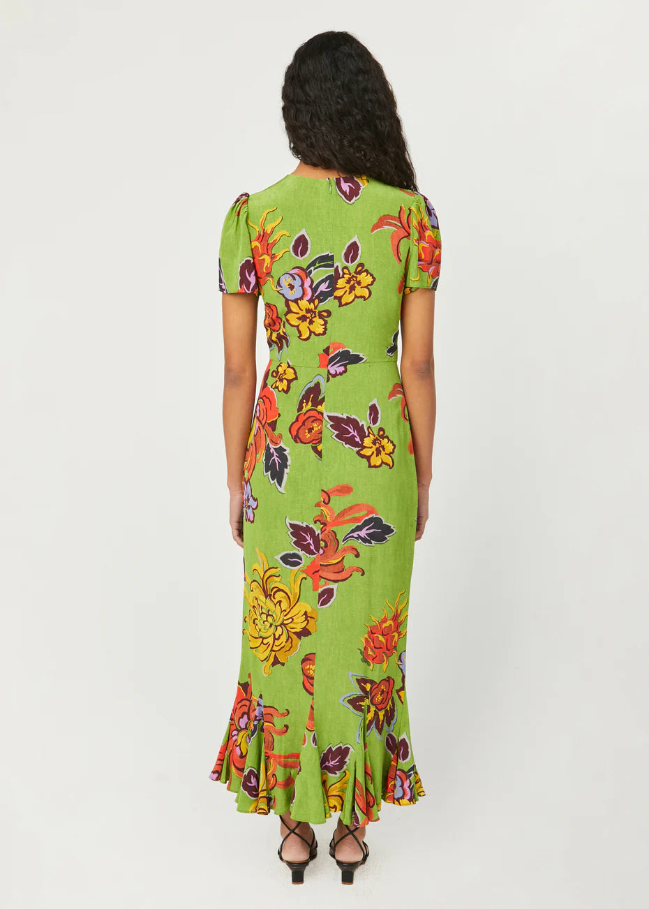 RHODE Lulani Dress in Green Lanai