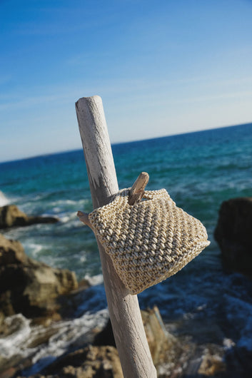 SYL Luce Bag in Ivory Gold Lurex