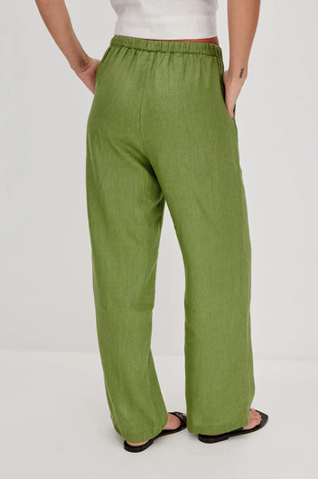 RAILS Emmie Linen   Trousers in Dill