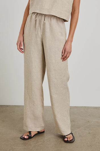RAILS Emmie Trousers in Heathered Flax