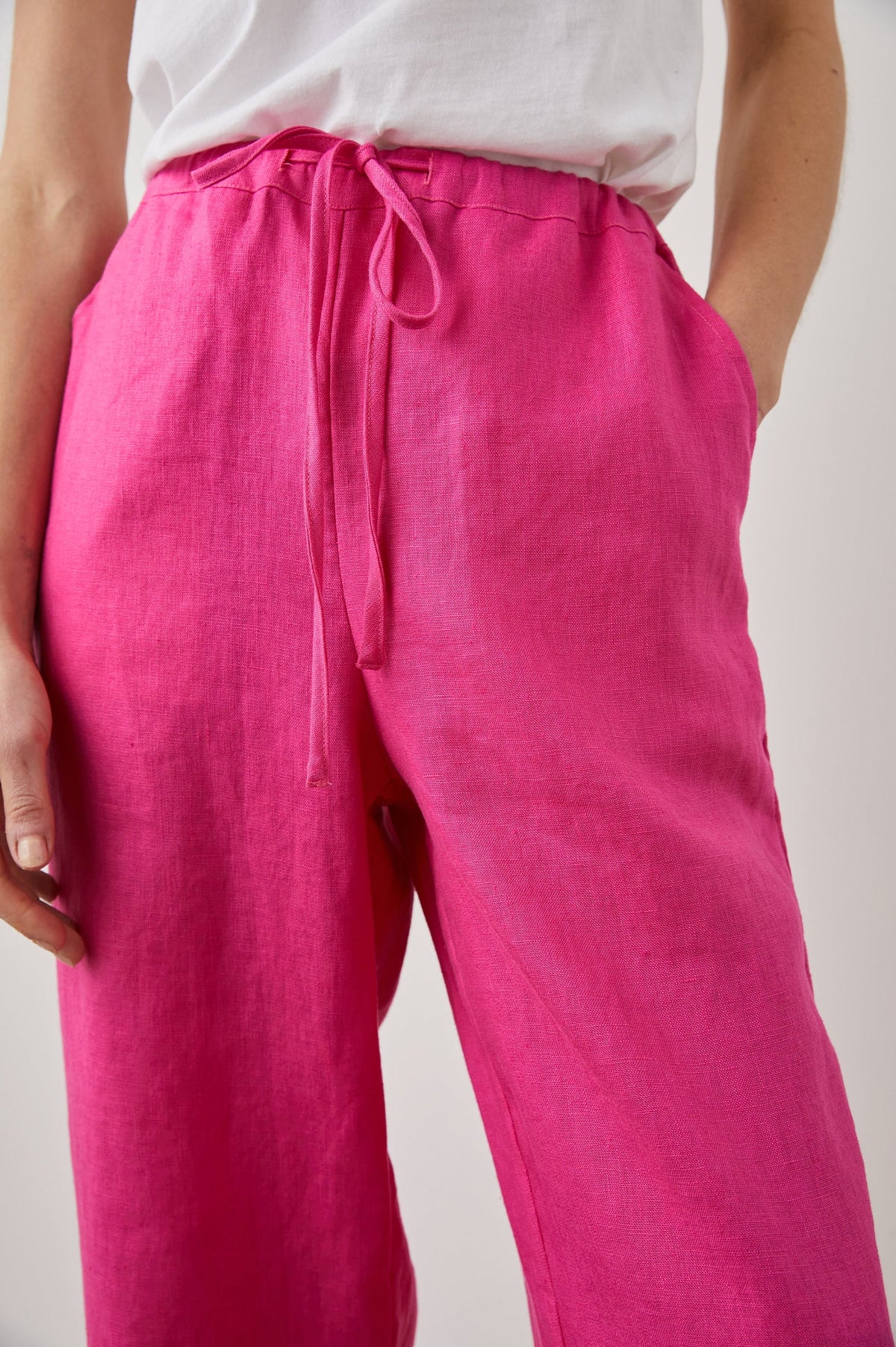 RAILS Emmie trousers in Raspberry