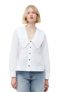 You added <b><u>GANNI F5778 V Neck Shirt in White</u></b> to your cart.