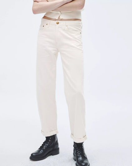 R&B Featherweight Dre Low Rise Baggy in Ecru