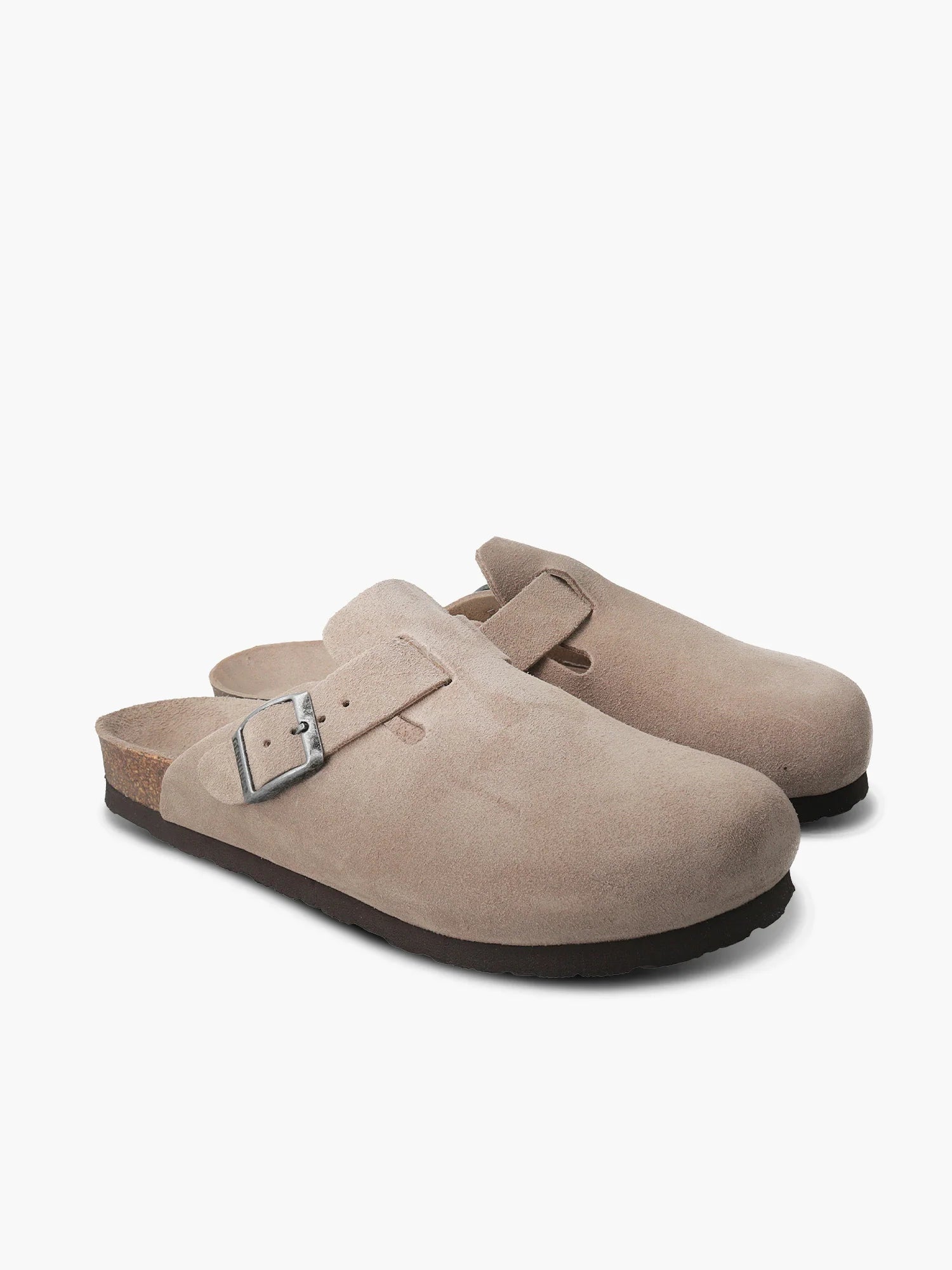 GENUINS Riva Clog in Taupe