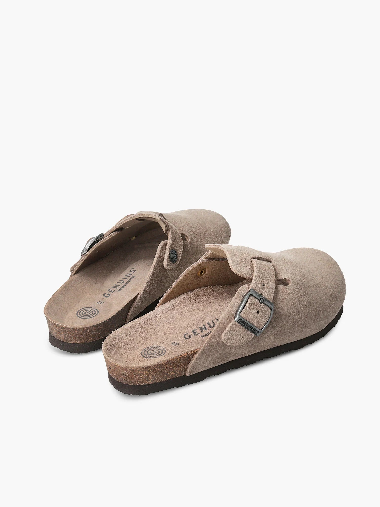 GENUINS Riva Clog in Taupe