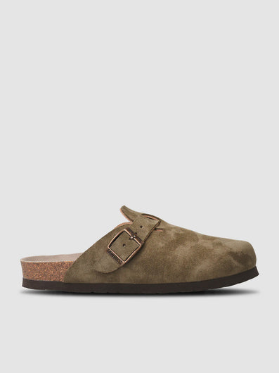 GENUINS Riva Clog in Khaki