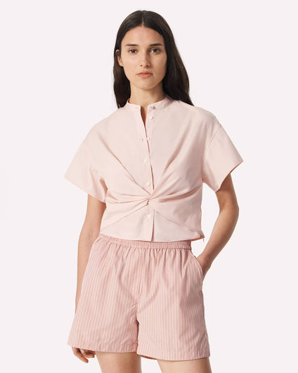 R&B Gretchen Poplin Shirt in Rose