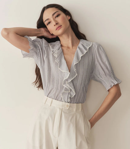 DOEN Henri Top in Adelaide Stripe