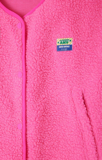 AV Hoki Fleece in Pink Acid