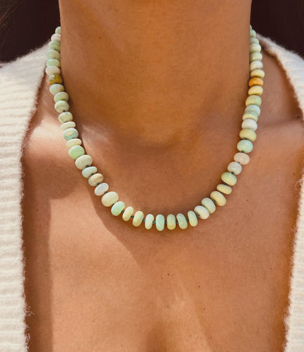 BON BON Green Opal Wellness Necklace