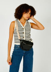 You added <b><u>SUNCOO Gabino Stripe Knit Vest in Off White</u></b> to your cart.