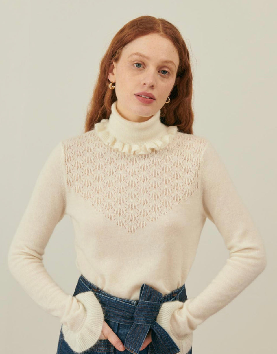 LM Saresta Jumper in Cream