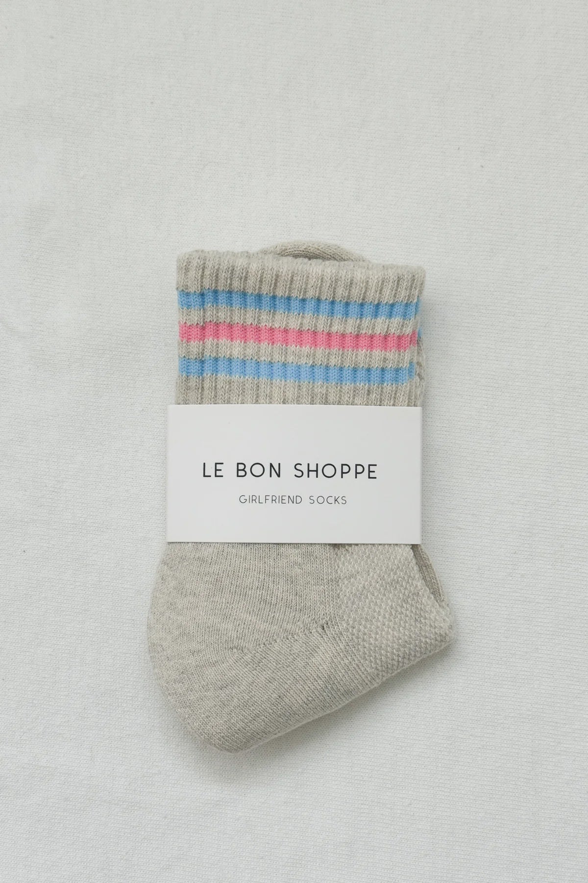 LBS Girlfriend Socks in Bright Grey