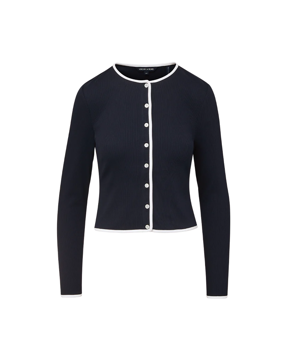 VB Wilmer Cardigan in Navy