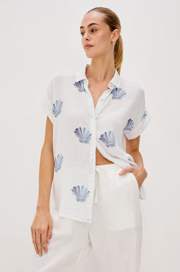RAILS  Jamie Shirt in Blue Seashells