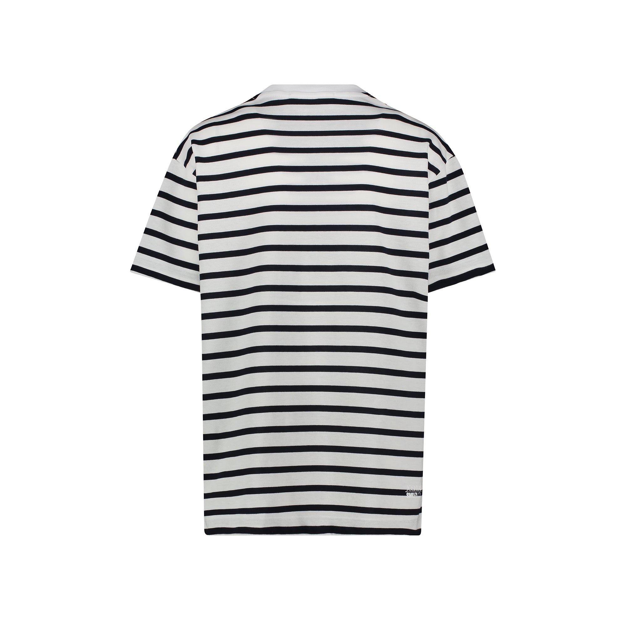 JS Striped ISMILEYOU Tee in Blue