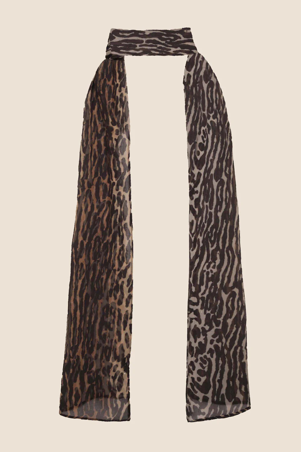 RIXO Julien Scarf in Bohemian Leopard