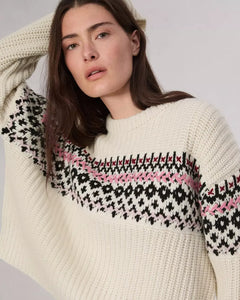 You added <b><u>R&B Leigh Fair Isle Crew in Ivory</u></b> to your cart.