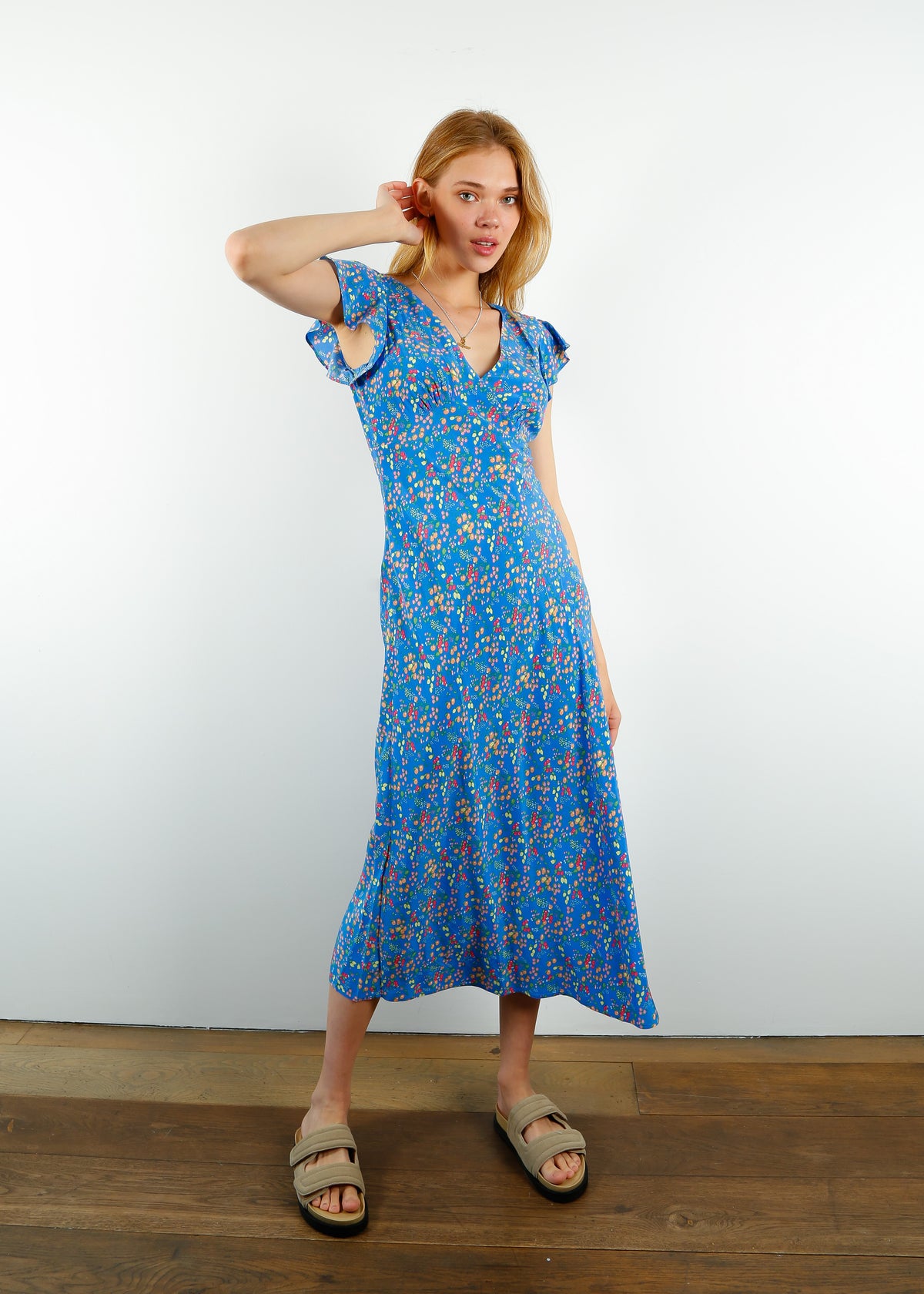 RAILS Kenz Dress in Blue Citrus Grove