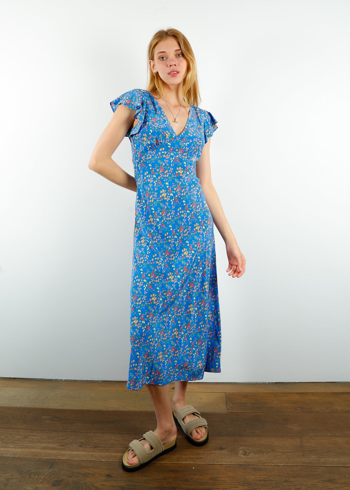 RAILS Kenz Dress in Blue Citrus Grove