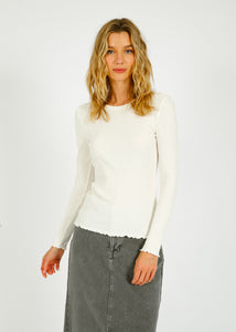 You added <b><u>SLF Anna LS Crew in White</u></b> to your cart.