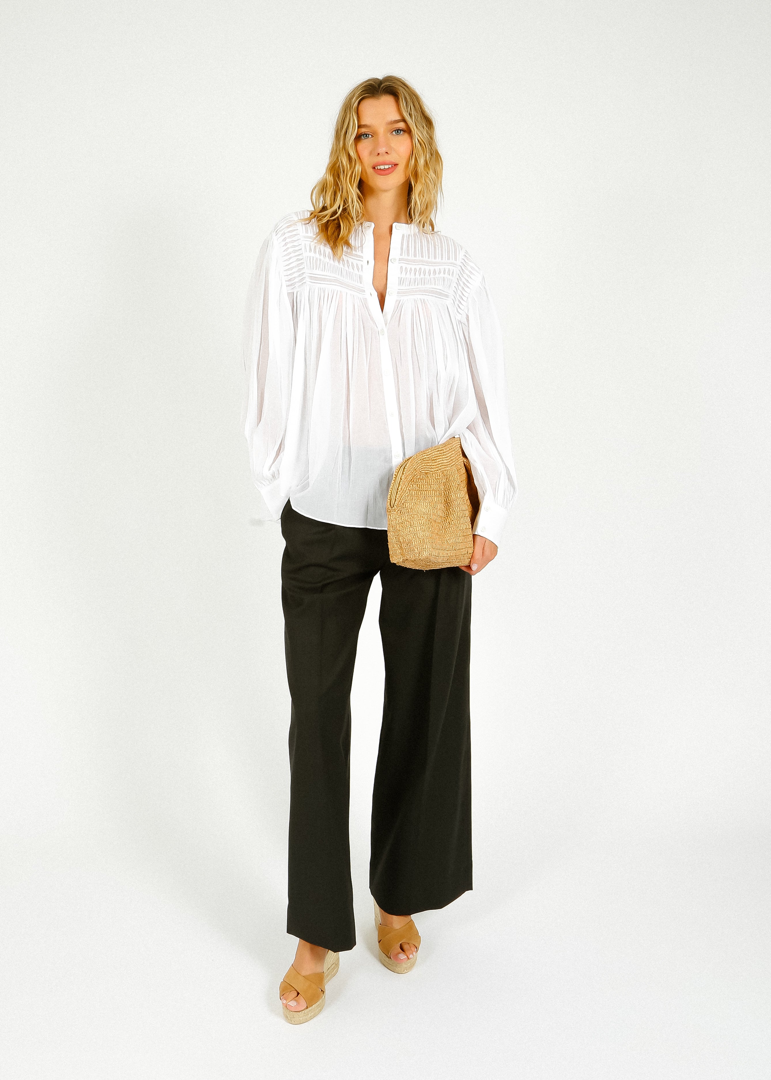 IM Plalia Blouse in White