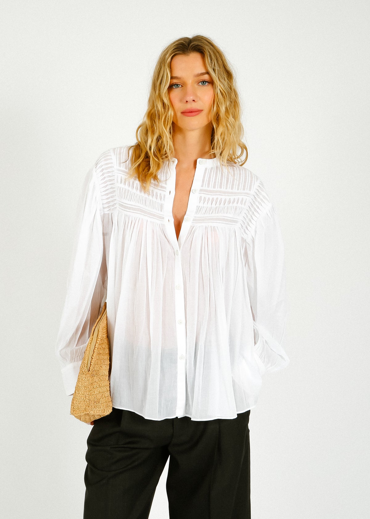 IM Plalia Blouse in White