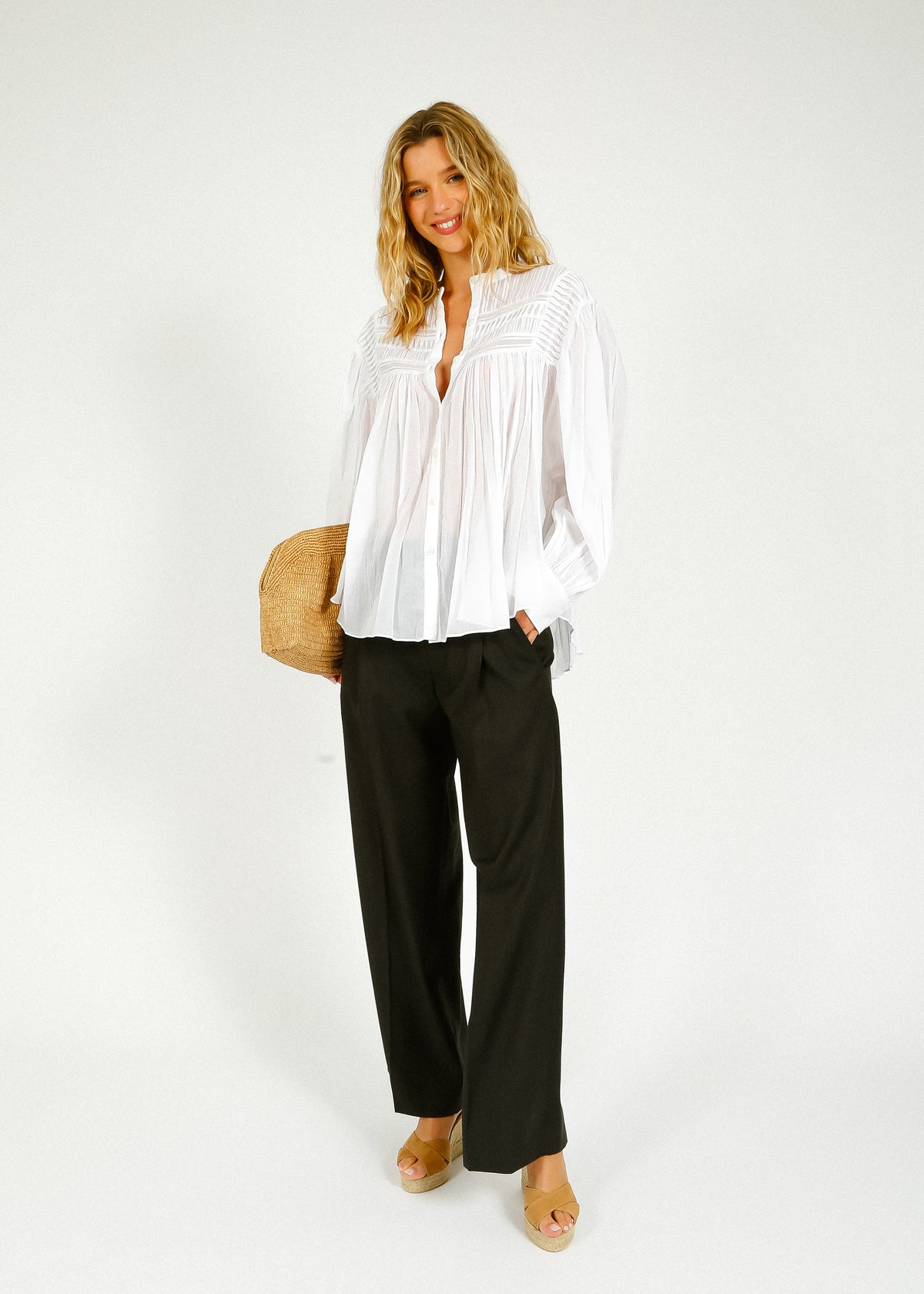 IM Plalia Blouse in White