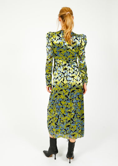 SEC.F Lelou Dress in Shadow Lime