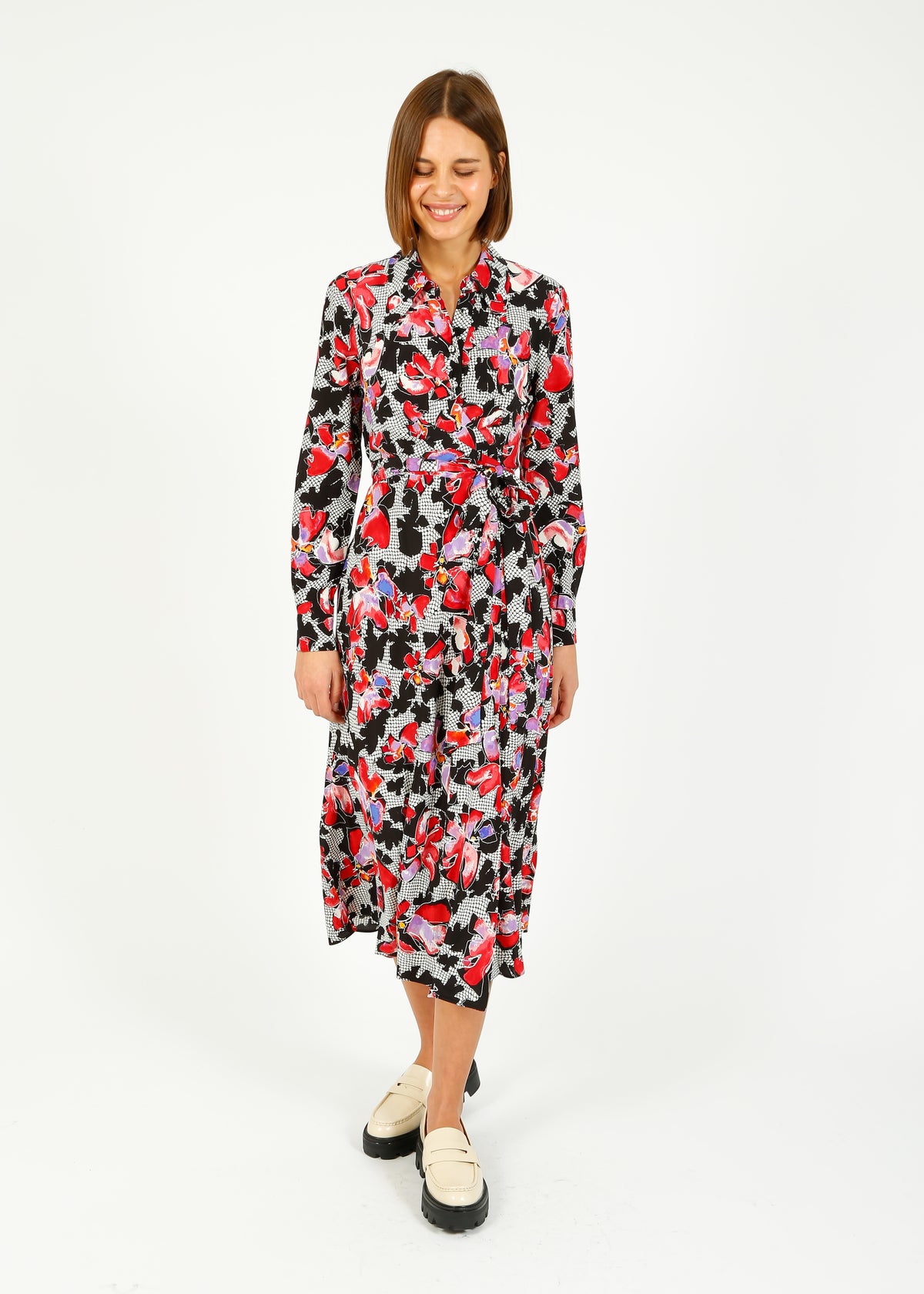 DVF Tori Dress in Odette Floral