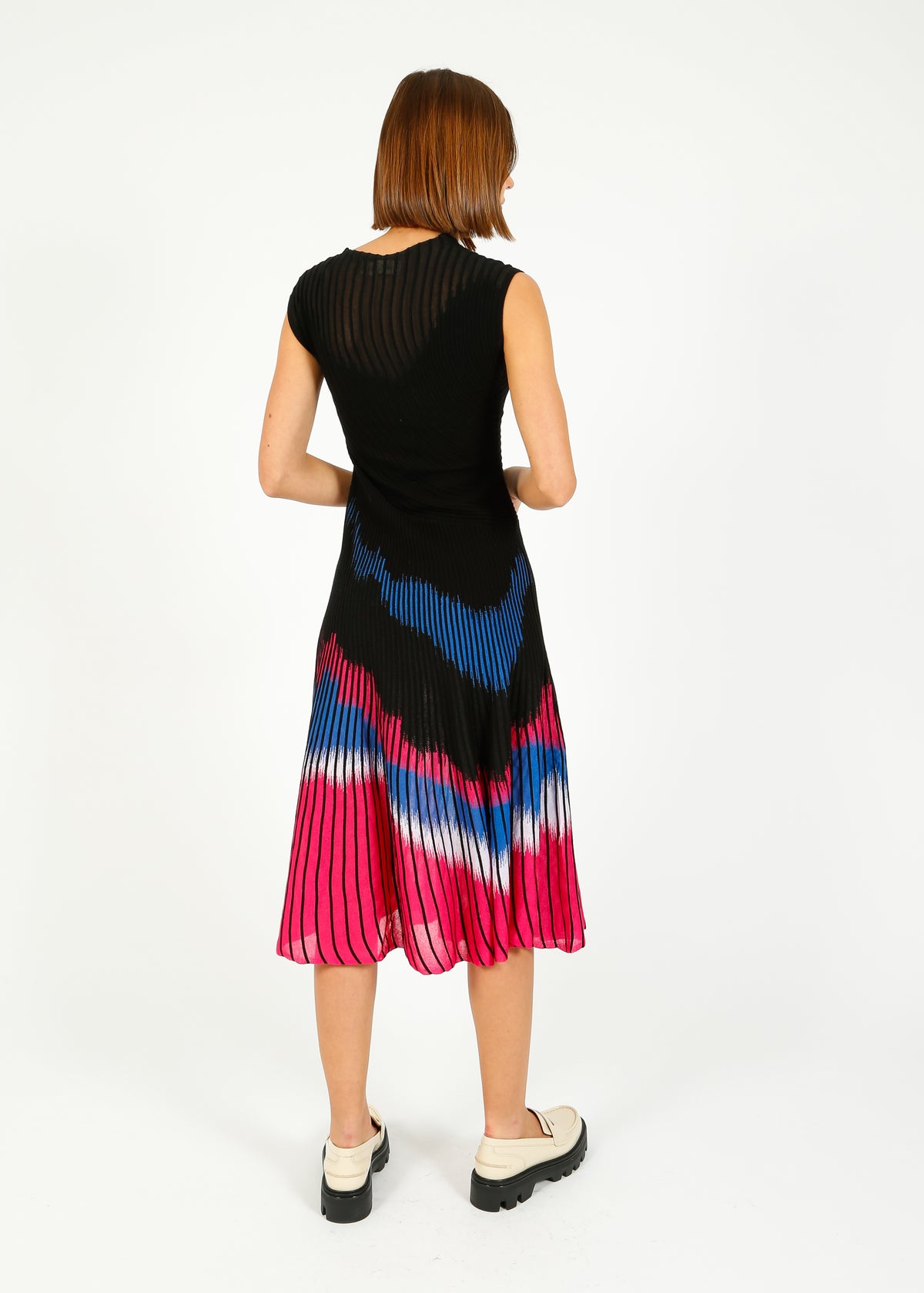 DVF Rick Dress in Floating Block