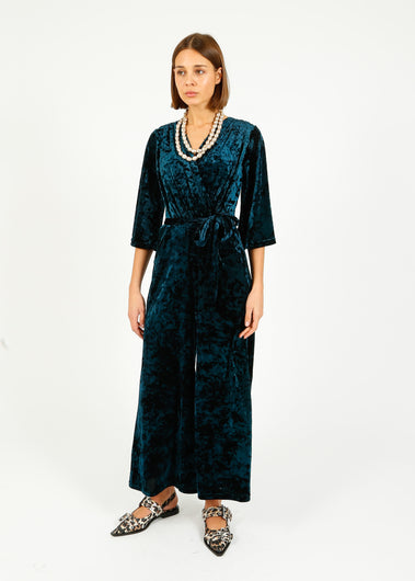 ONJENU Laurie Jumpsuit in Velvet Blue