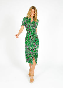 You added <b><u>DVF Zoey Dress in Water Tiger Green</u></b> to your cart.