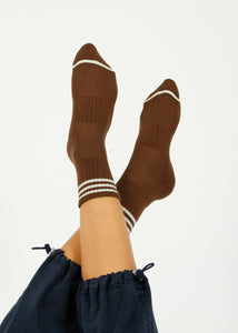 You added <b><u>LBS Girlfriend Socks in Mahogany</u></b> to your cart.